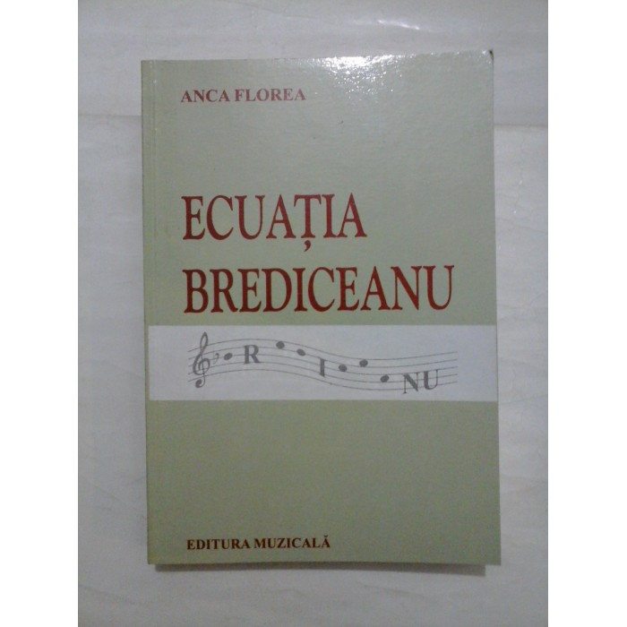 Ecuatia-brediceanu - Anca Florea
